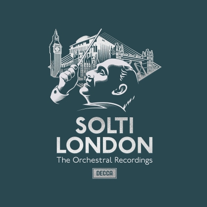 Wolfgang Amadeus Mozart (1756-1791), Ludwig van Beethoven (1770-1827), Joseph Haydn (1732-1809), Sir Edward Elgar (1857-1934), &hellip; - Solti In London - Die Orchester-Aufnahmen (36 CDs)