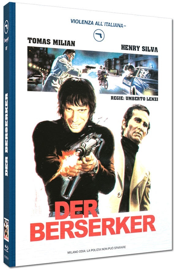 Der Berserker (1974) Cover A, Violenza All'Italiana Collection, Limited Edition, Mediabook