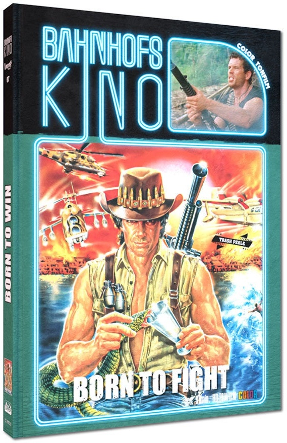 Born to win - Born to fight (1989) Cover B, Limited Edition, Mediabook, Blu-ray + DVD