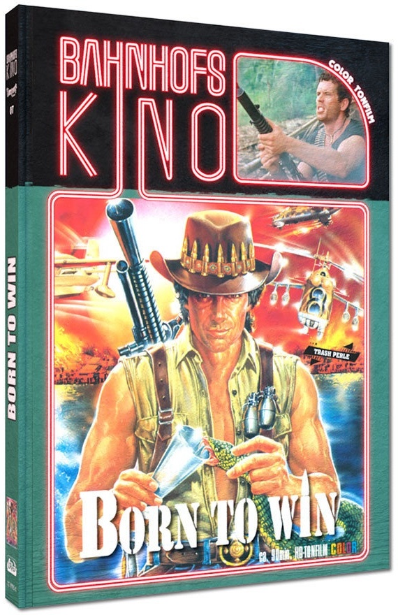 Born to win (1989) Cover A, Bahnhofskino, Limited Edition, Mediabook, Blu-ray + DVD