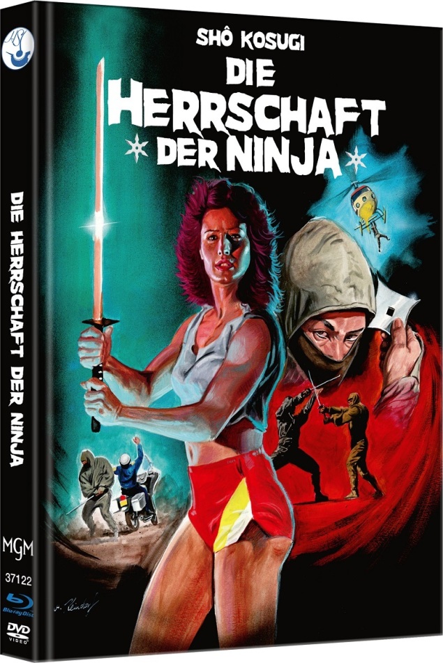 Die Herrschaft der Ninja - Ninja 3 (1984) Cover A, Limited Edition, Mediabook, Blu-ray + DVD