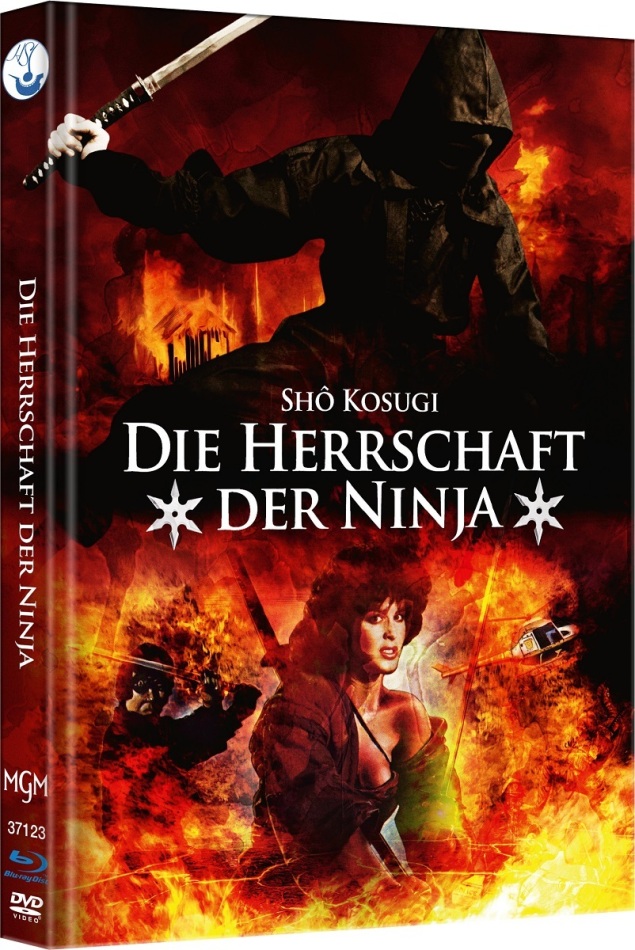 Die Herrschaft der Ninja - Ninja 3 (1984) Cover B, Limited Edition, Mediabook, Blu-ray + DVD