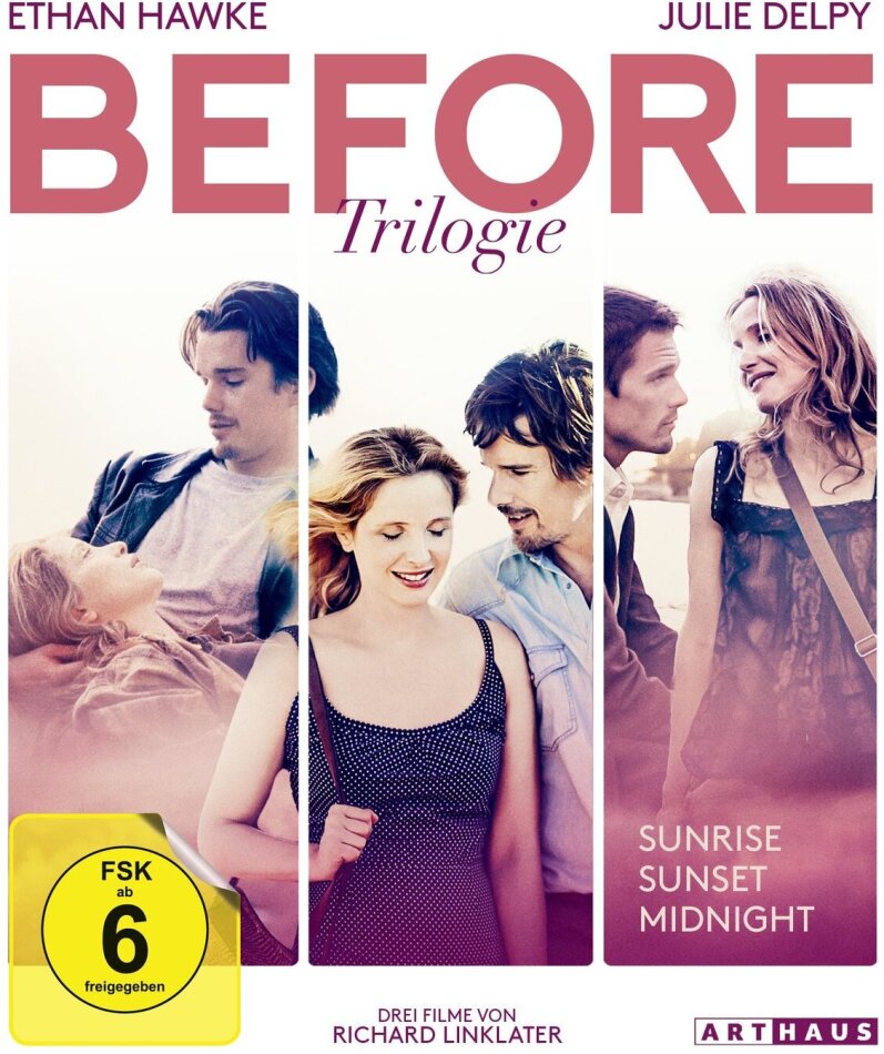 Before Trilogie - Before Sunrise / Before Sunset / Before Midnight Arthaus, 3 Blu-rays