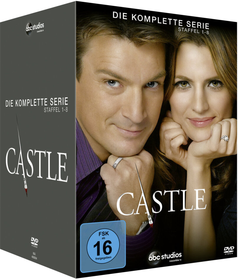 Castle - Die komplette Serie: Staffel 1-8 45 DVDs