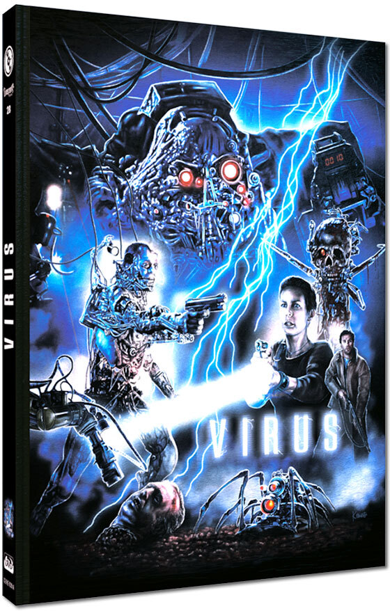 Virus (1999) Cover A, Édition Limitée, Mediabook, Blu-ray + DVD