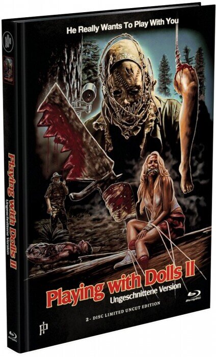 Playing with Dolls 2 (2016) Cover A, Limited Edition, Mediabook, Uncut, Blu-ray + DVD