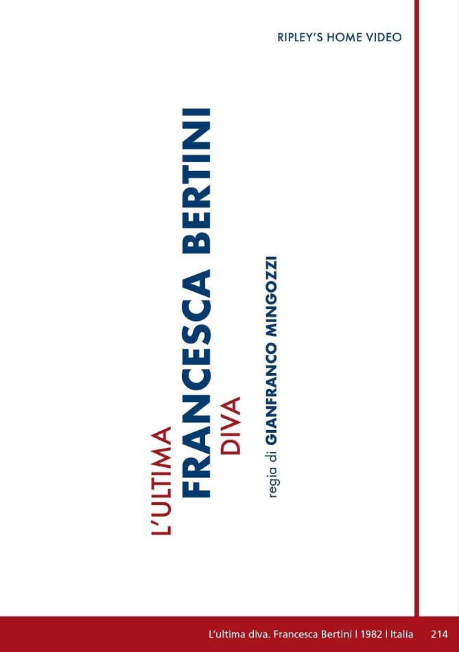 L'ultima diva - Francesca Bertini (1983) Ripley's Home Video