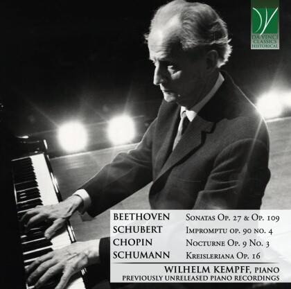 Ludwig van Beethoven (1770-1827), Franz Schubert (1797-1828), Fr&eacute;d&eacute;ric Chopin (1810-1849), Robert Schumann (1810-1856) & Wilhelm Kempff - Beethoven, Chopin, Schubert, Schumann - Previously Unreleased Piano Music