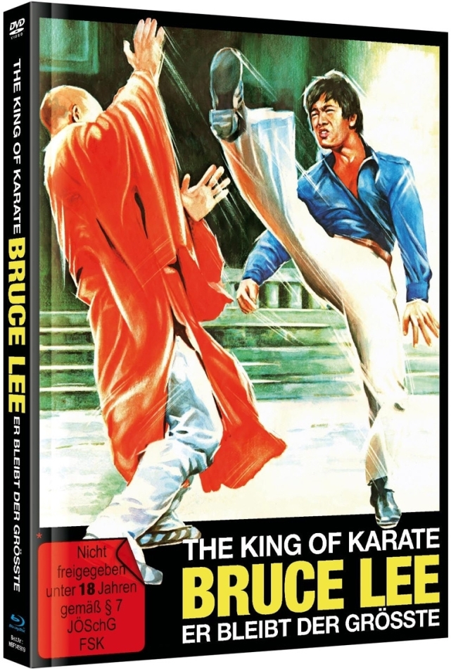 The King of Karate Bruce Lee - Er bleibt der Grösste (1975) Cover B, Limited Edition, Mediabook, Blu-ray + DVD