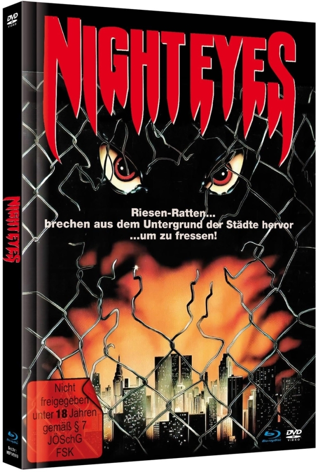Night Eyes (1982) Cover A, Limited Edition, Mediabook, Blu-ray + DVD