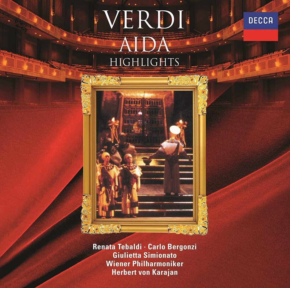 Herbert von Karajan, Giuseppe Verdi (1813-1901), Renata Tebaldi, Carlo Bergonzi & Wiener Philharmoniker - Aida - Highlights Japan Edition