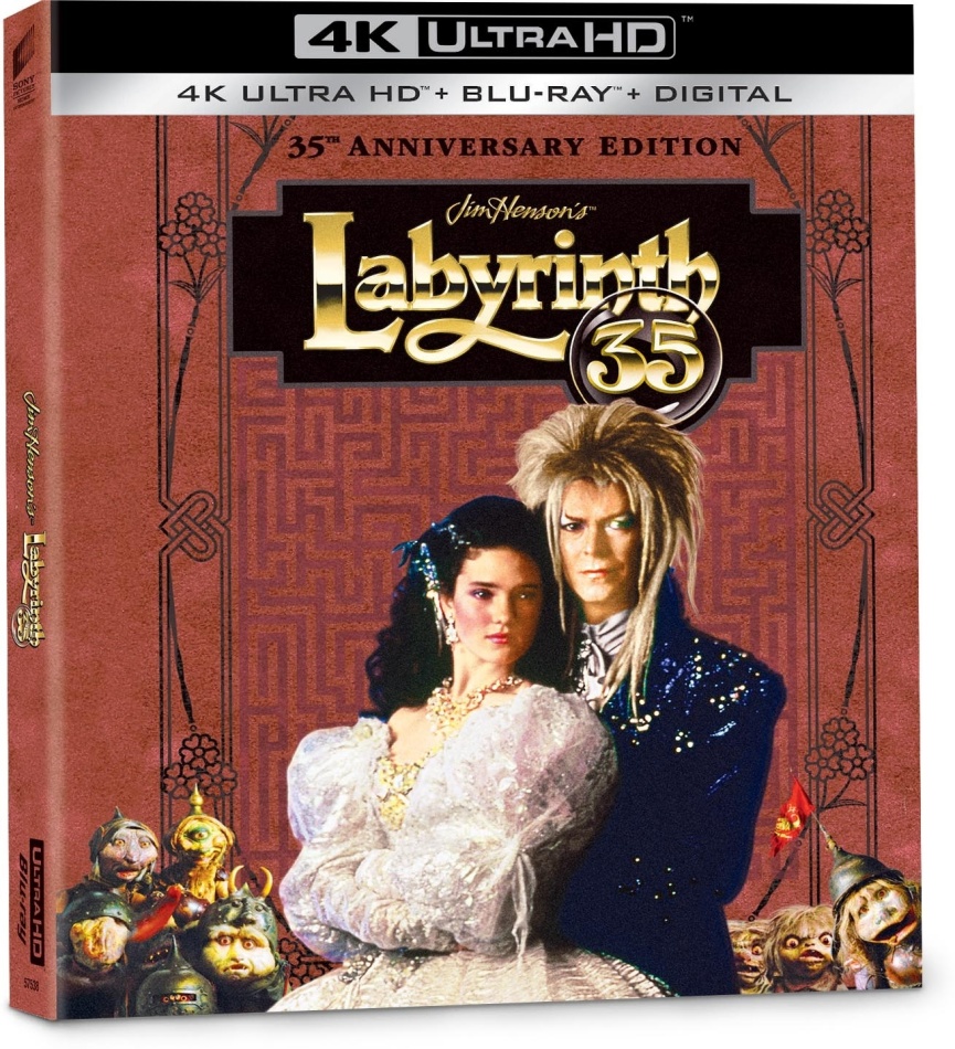 Labyrinth (1986) 35th Anniversary Edition, Digibook, 4K Ultra HD + Blu-ray