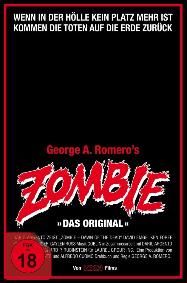 Zombie - Das Original (1978) VHS Retro Edition, Cover A, 4K Ultra HD + 3 Blu-rays