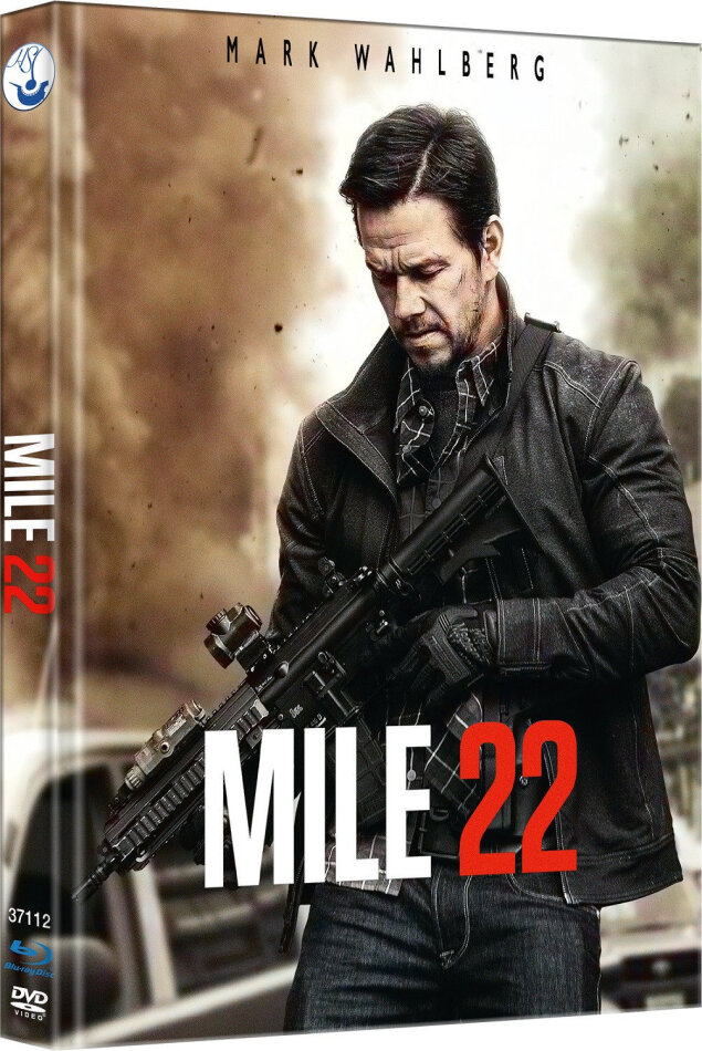 Mile 22 (2018) Cover C, Limited Edition, Mediabook, Blu-ray + DVD