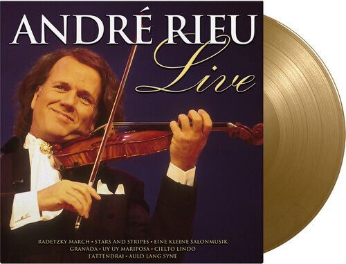 Andre Rieu - Live Music On Vinyl, First Time On Vinyl, Limited to 1000 Copies, Remastered, Gold Colored Vinyl, LP