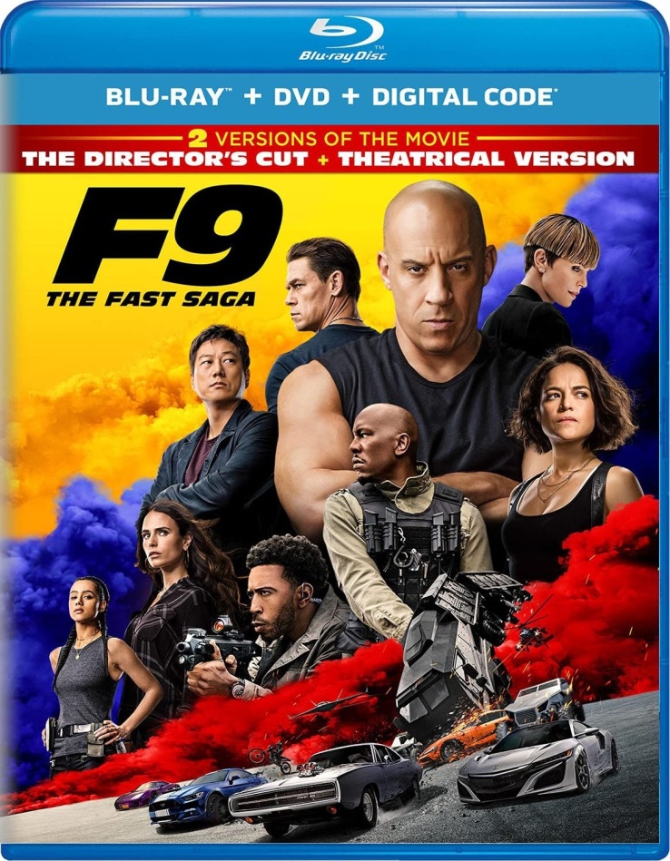 F9 - Fast & Furious 9 - The Fast Saga (2021) Blu-ray + DVD
