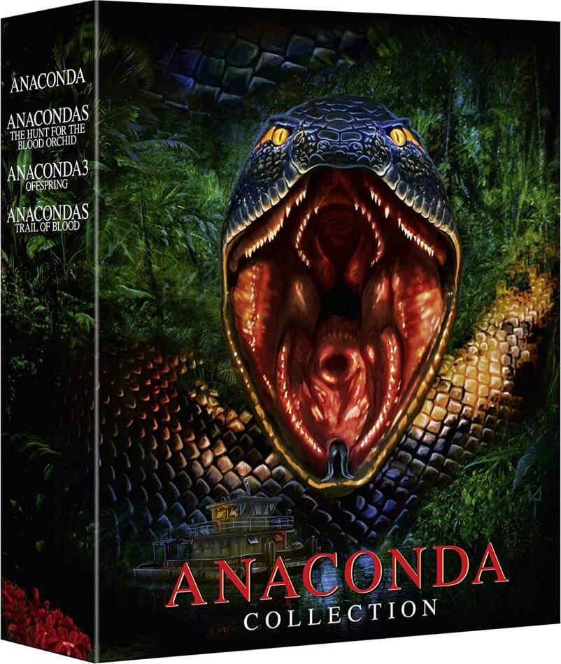 Anaconda 1-4 - Collection 4 Blu-rays