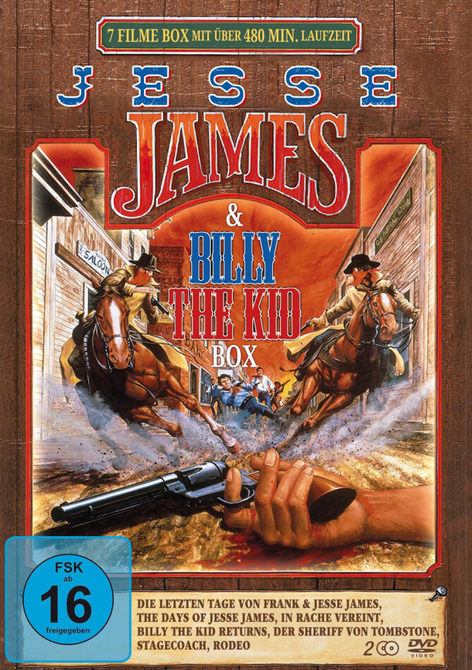Jesse James & Billy the Kid Box - 7 Filme Box 2 DVDs