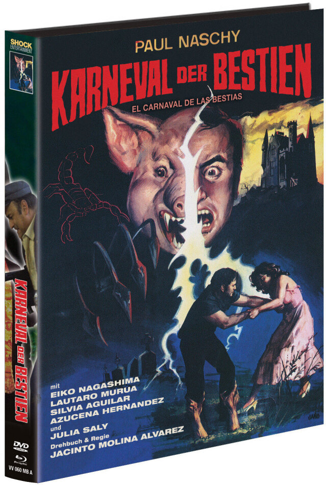 Karneval der Bestien (1980) Cover A, Limited Edition, Mediabook, Blu-ray + DVD