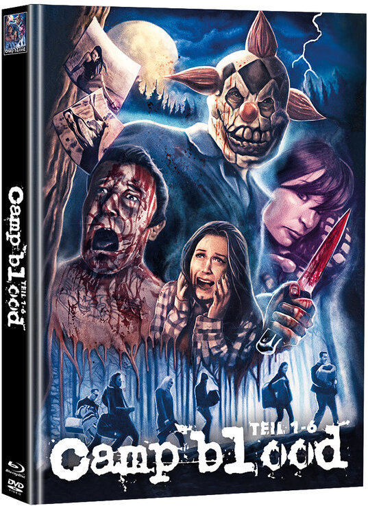 Camp blood - Teil 1-6 Cover B, Super Spooky Stories, Limited Edition, Mediabook, Uncut, Blu-ray + 2 DVDs