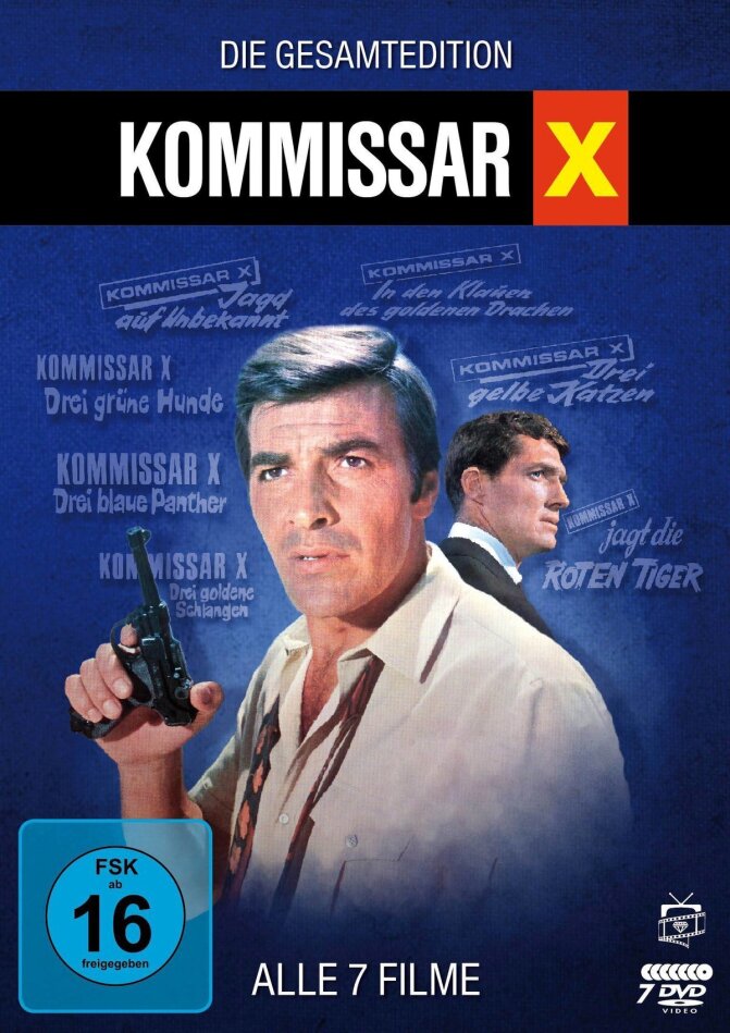 Kommissar X - Die Gesamtedition: Alle 7 Filme Filmjuwelen, 7 DVDs