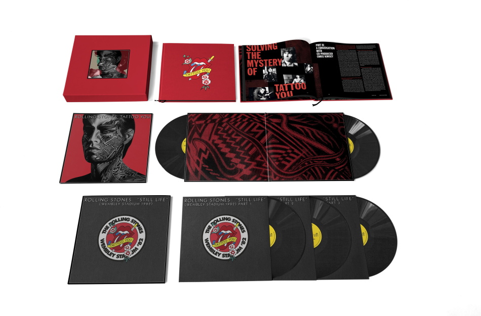 The Rolling Stones - Tattoo You 2021 Reissue, Boxset, 40th Anniversary Edition, Remastered, 5 LPs