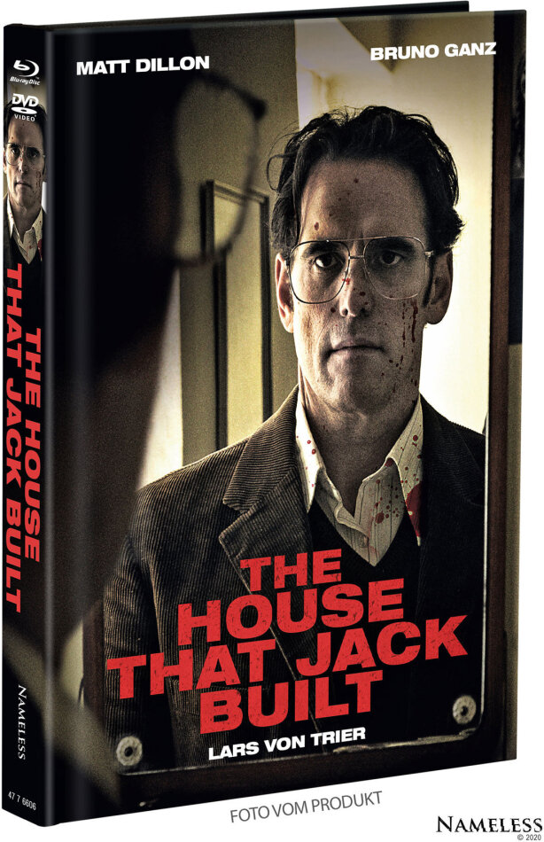 The House That Jack Built (2018) Cover B, Limited Edition, Mediabook, Blu-ray + DVD