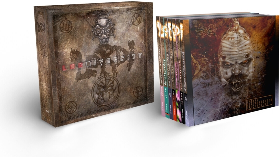 Lordi - Lordiversity Digisleeves in Hardcover Slipcase, 7 CDs