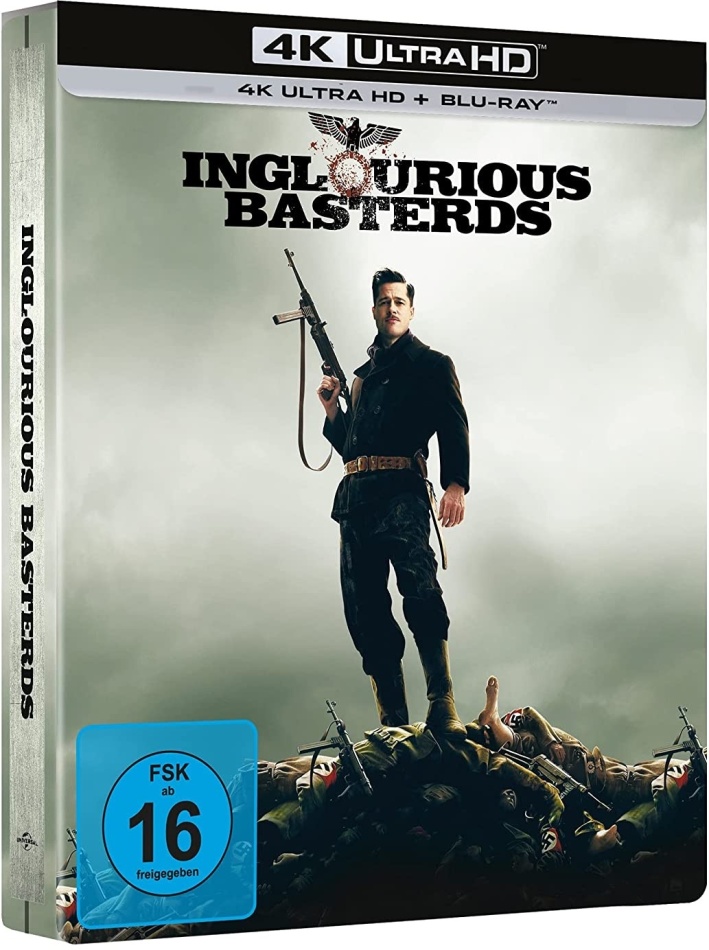 Inglourious Basterds (2009) Limited Edition, Steelbook, 4K Ultra HD + Blu-ray