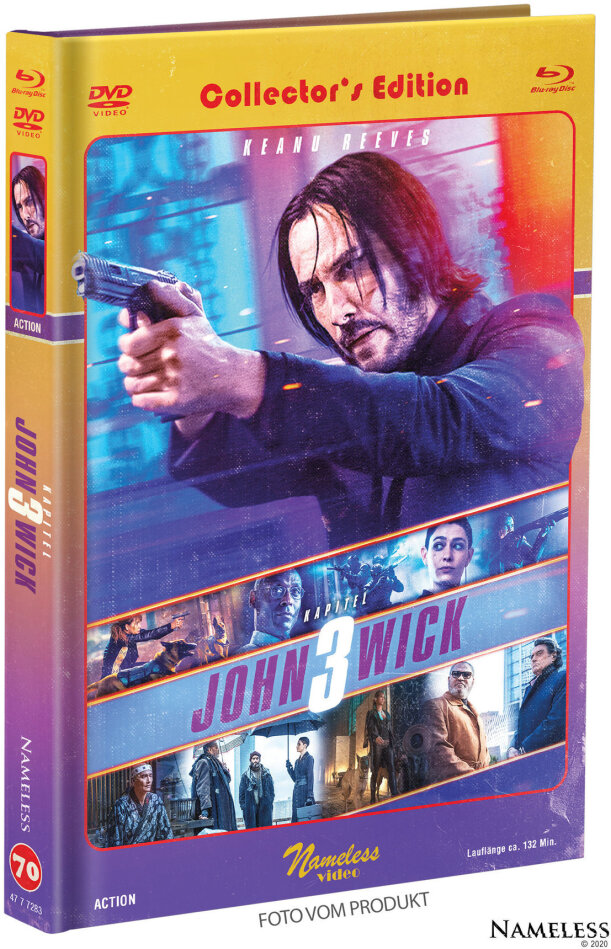 John Wick: Kapitel 3 - Parabellum (2019) Cover C, Limited Edition, Mediabook, Blu-ray + DVD