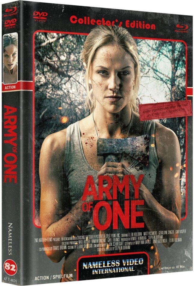 Army of One (2020) Cover C, Limited Edition, Mediabook, Uncut, Blu-ray + DVD