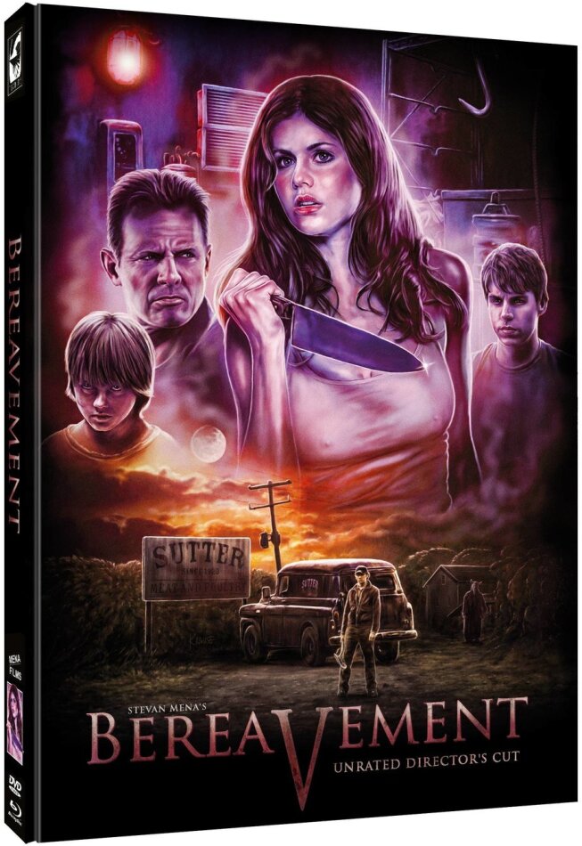 Bereavement (2011) Cover C, Director's Cut, Limited Edition, Mediabook, Unrated, Blu-ray + DVD