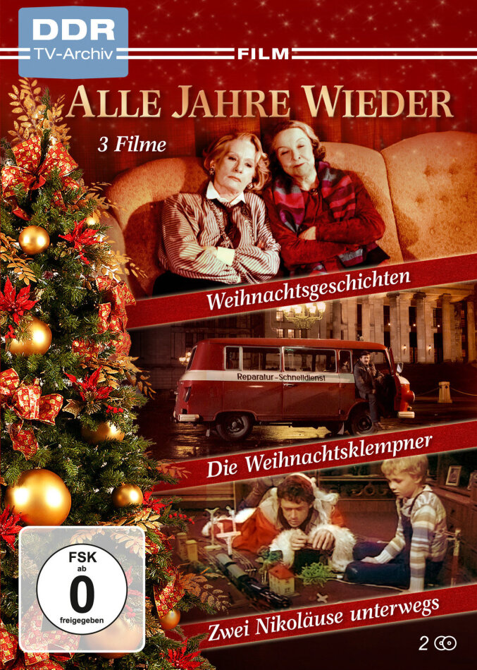 Alle Jahre wieder - Weihnachtsgeschichten / Die Weihnachtsklempner / Zwei Nikoläuse unterwegs DDR TV-Archiv, 2 DVDs