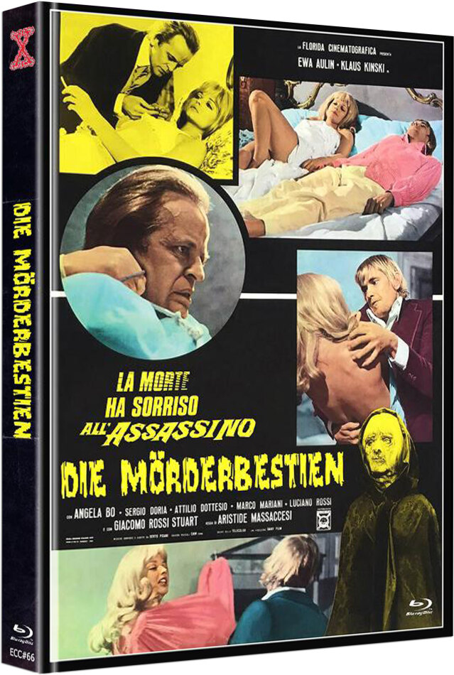 Die Mörderbestien (1973) Cover B, Eurocult Collection, Limited Edition, Mediabook, Uncut, Blu-ray + DVD