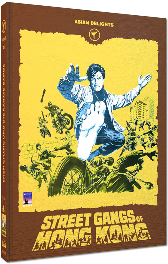 Street Gangs of Hong Kong (1973) Cover D, Limited Edition, Mediabook, Uncut, Blu-ray + DVD