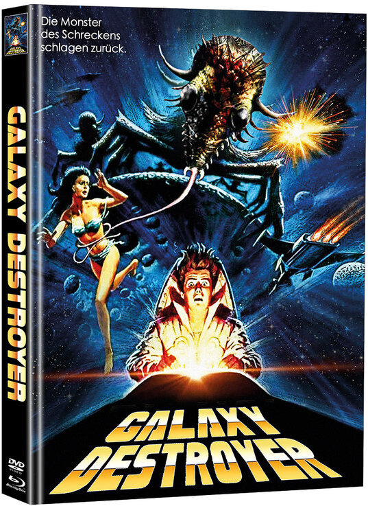 Galaxy Destroyer (1986) Cover B, Limited Edition, Mediabook, Blu-ray + DVD