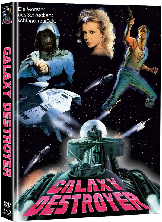 Galaxy Destroyer (1986) Cover C, Limited Edition, Mediabook, Blu-ray + DVD