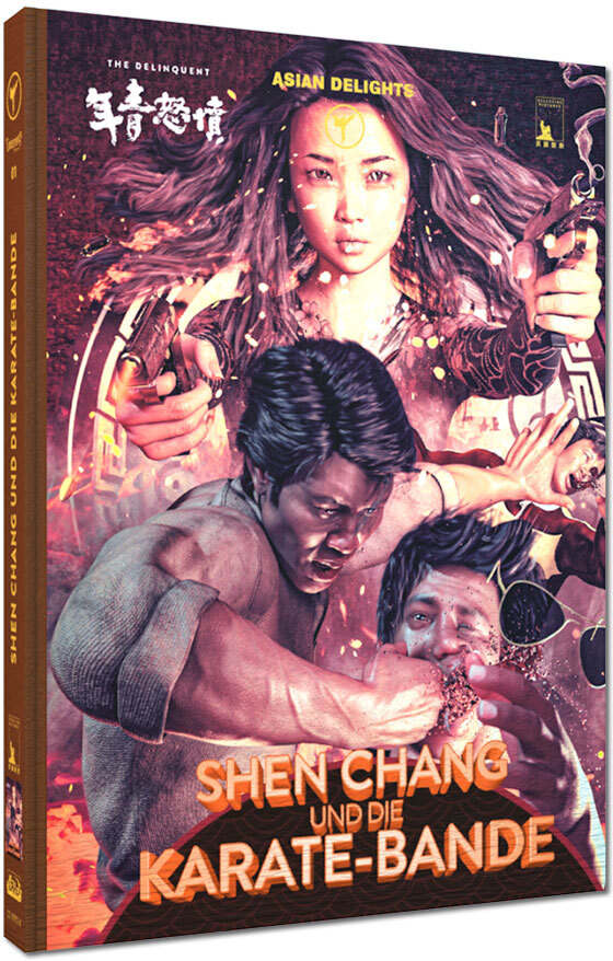 Shen Chang und die Karate-Bande (1973) Cover A, Wattiert, Limited Edition, Mediabook, Uncut, Blu-ray + DVD