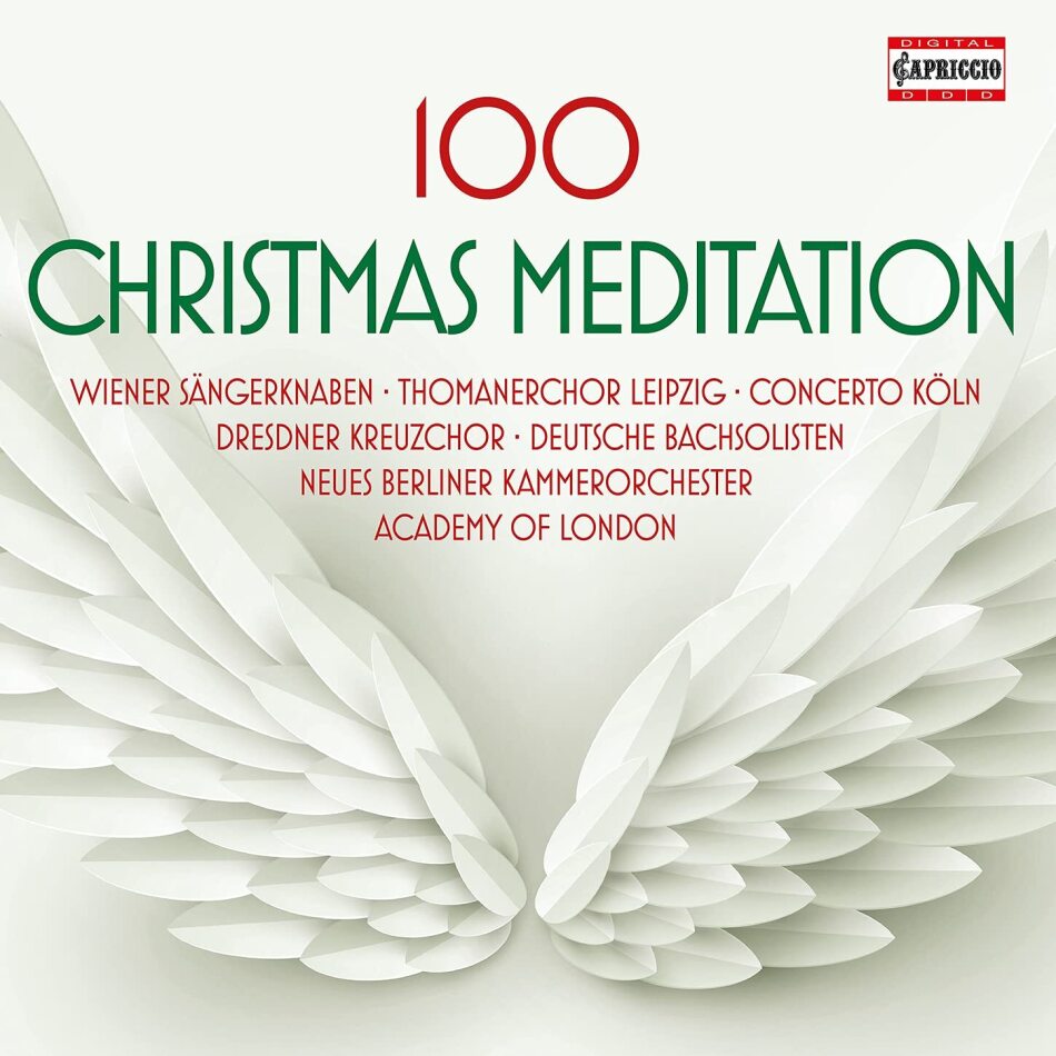 Wiener Sangerknaben, Deutsche Bachsolisten, Thomanerchor Leipzig, Concerto Köln, Dresdner Kreuzchor, … - 100 Christmas Meditation 5 CDs