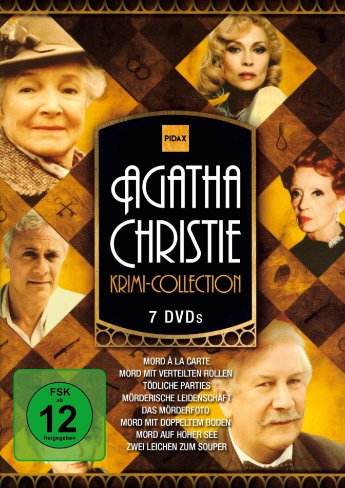 Agatha Christie - Krimi-Collection Pidax Film-Klassiker, 7 DVDs