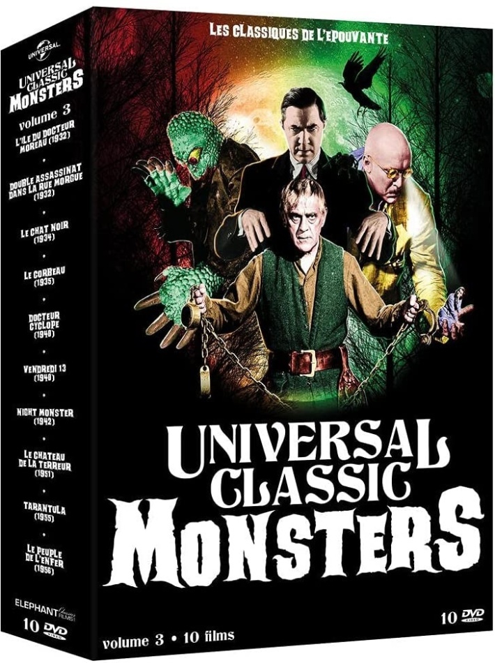 Universal Classic Monsters - Volume 3 - 10 Films 10 DVD