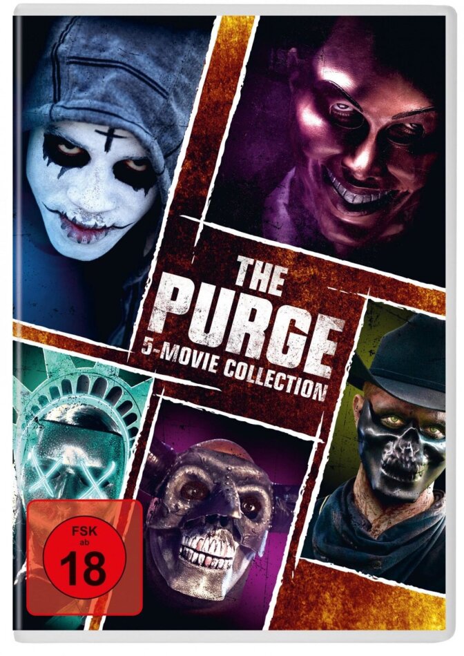 The Purge 1-5 - 5-Movie Collection 5 DVDs