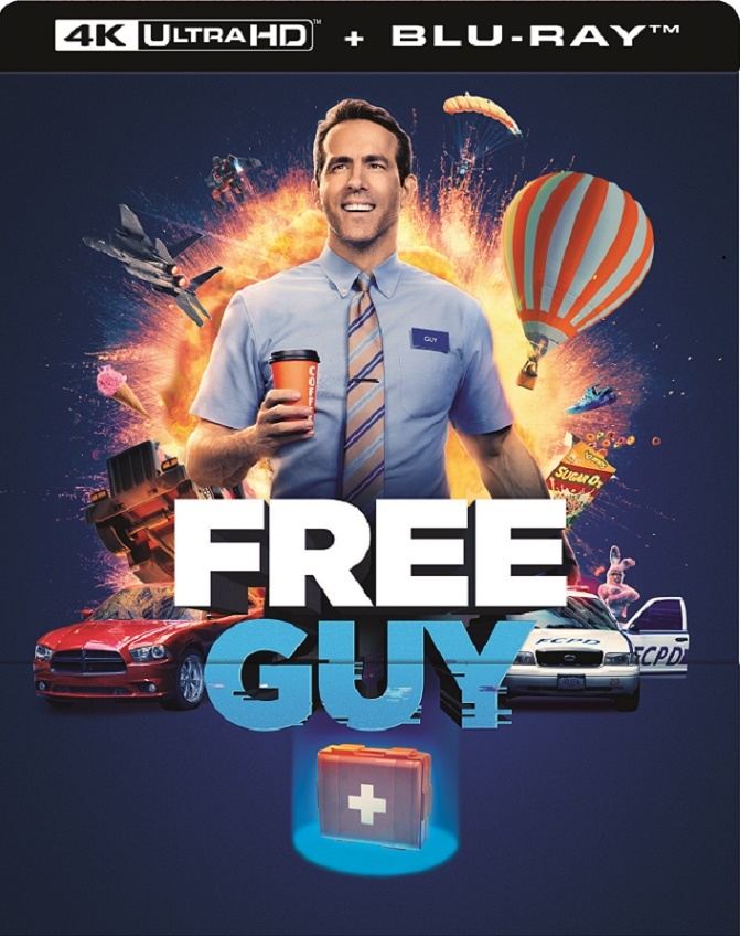 Free Guy (2021) Limited Edition, Steelbook, 4K Ultra HD + Blu-ray