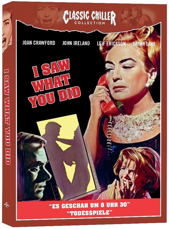 I Saw What You Did - Es geschah um 8 Uhr 30 (1965) Classic Chiller Collection, Limited Edition