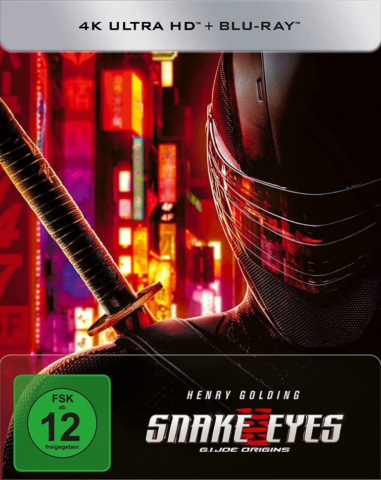Snake Eyes - G.I. Joe Origins (2021) Limited Edition, Steelbook, 4K Ultra HD + Blu-ray