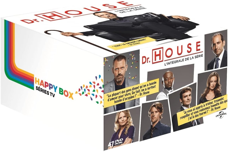 Dr. House - L'intégrale de la série Happy Box, 47 DVD