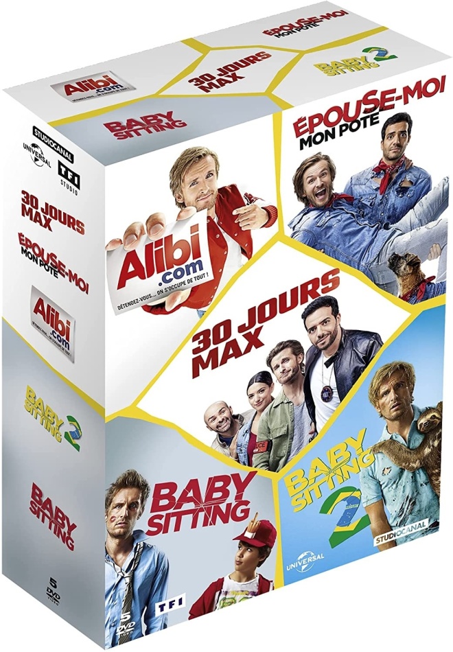 30 jours max / Épouse-moi mon pote / Alibi.com / Babysitting 2 / Babysitting - La Bande à Fifi 5 DVDs