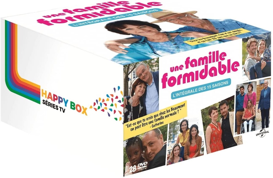 Une famille formidable - Saisons 1-15 Happy Box, 28 DVDs
