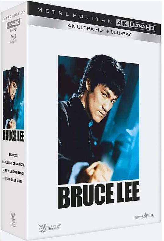 Bruce Lee - Big Boss / La fureur de vaincre / La fureur du dragon / Le jeu de la mort 4 4K Ultra HDs + 4 Blu-rays