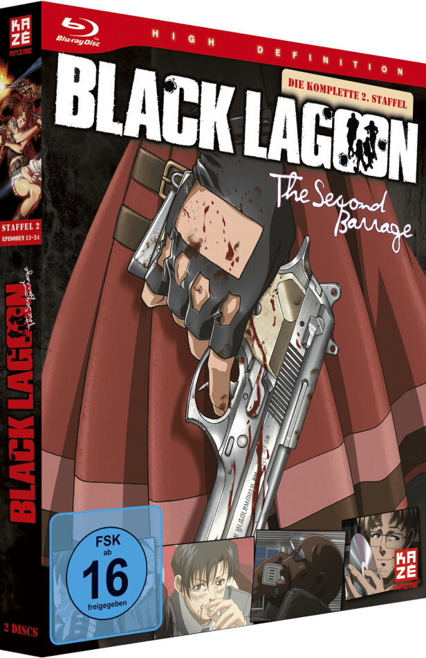 Black Lagoon - Staffel 2 Gesamtausgabe, 2 Blu-rays